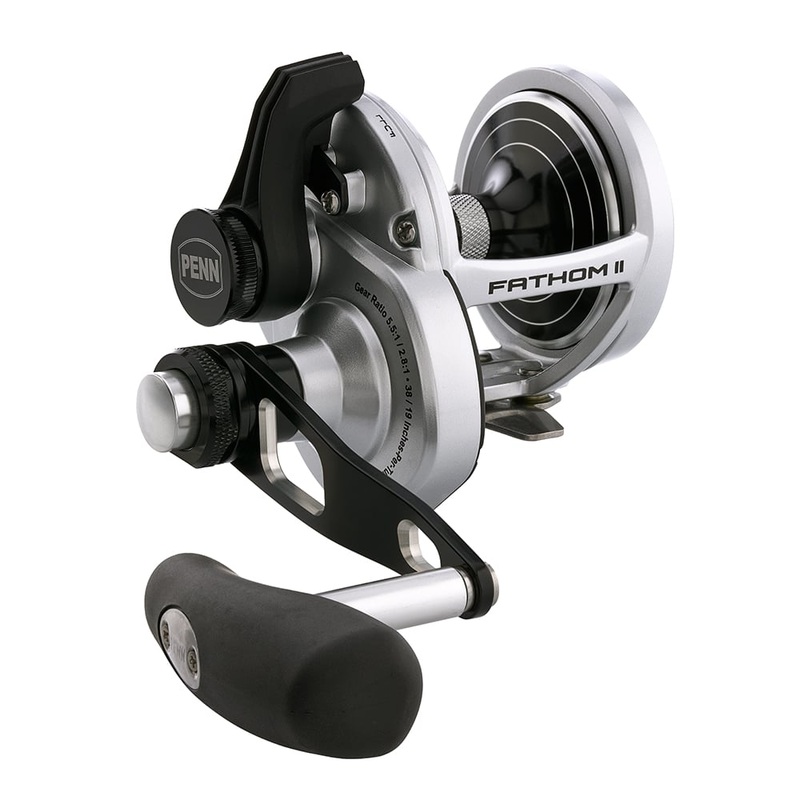 Penn Fathom II Lever Drag 2 Speed Reel 30LD2 5.5:1/2.8:1 RH | FTHII30LD2