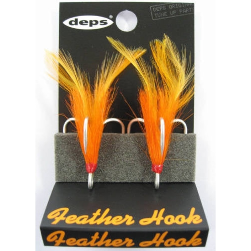 deps Triple Hook Feather Hook #01 Orange