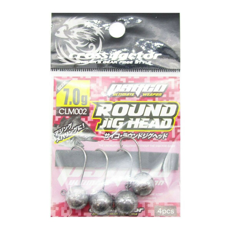 Cross Factor Psycho Round Jig Head CLM002-7.0