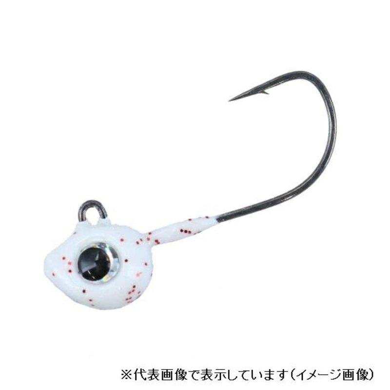 DAIWA Gekka Bijin SW Light Jig Head SS 3.0g #6 Red Glow