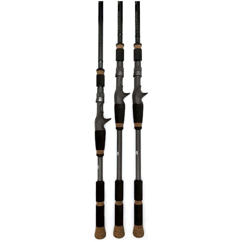 Mustad MR009-GHB-M-86 Hybrid G-Series 8'6" Baitcaster Medium 2 Pc