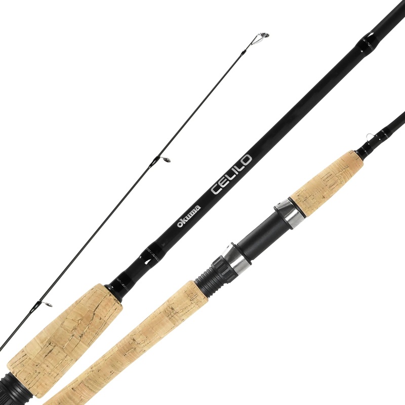 Okuma CE-C-902MHb Celilo "B" Salmon Steelhead Halibut Spin Rod 9"0" 2 Pc MH