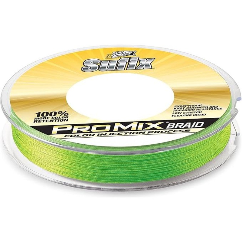 Sufix ProMix Braid 80Lb 150 Yds Neon Lime