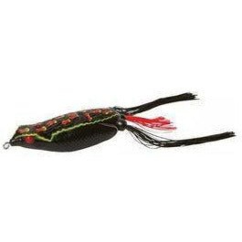 Zoom Hollow Belly Jr Frog 142038 2.5" 5/8 Oz Black Qty 1