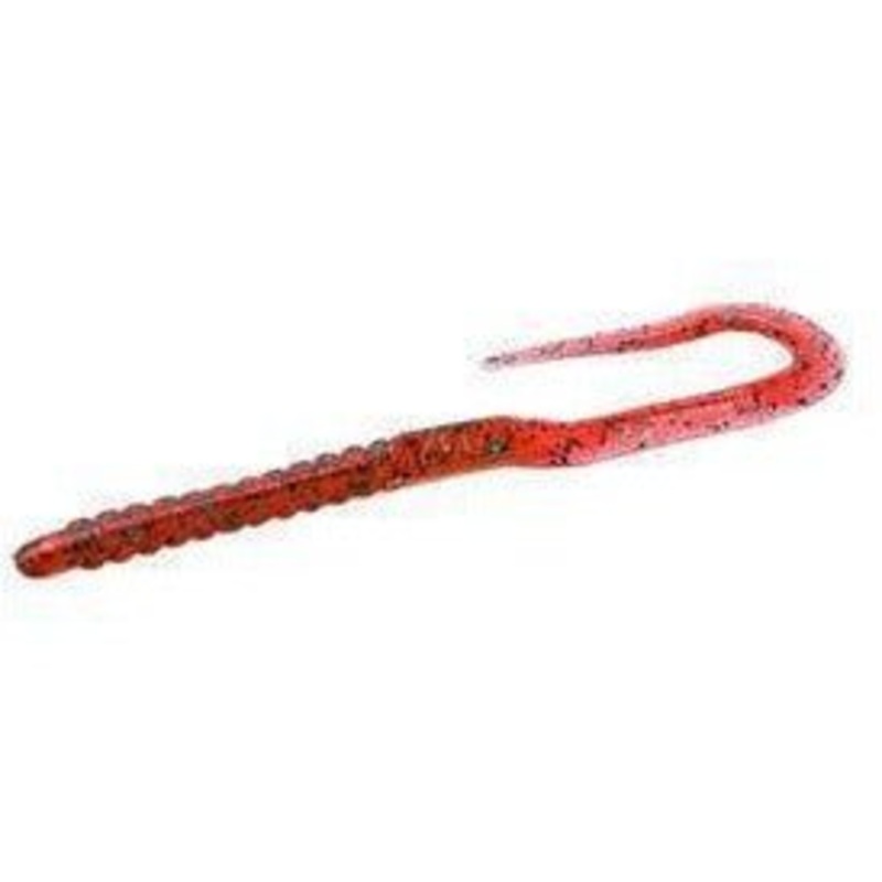 Zoom Mag U-Tale Worm 7.5" Red Bug QTY 15
