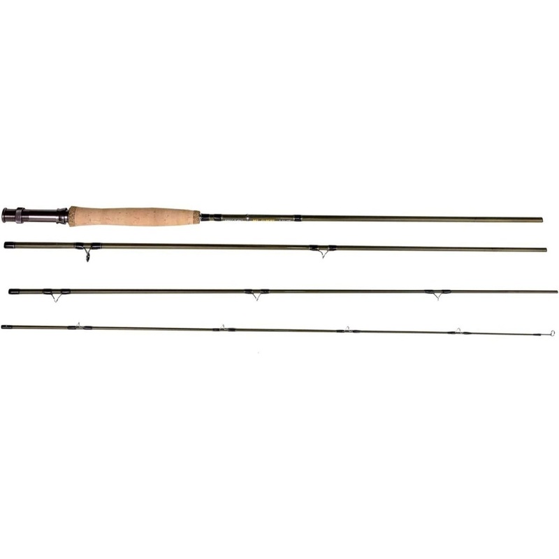 Eagle Claw Mt. Elbert Fly Rod w Case 4 pcs. 9" 6 Wt. Fast Action