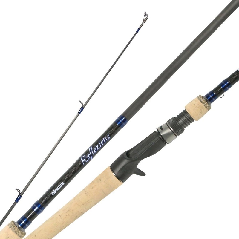 Okuma Reflexions B Series Casting Rod RX-C722Mb 7'2" 2PC