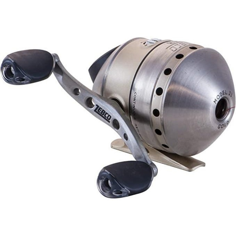 Zebco 33 Gold Spincast Reel With Cajun Line