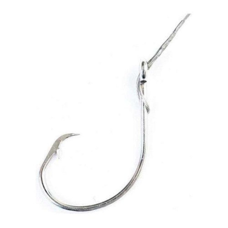 Eagle Claw Sea Guard Circle Hook Snells Nylawire 7/0 Qty 5