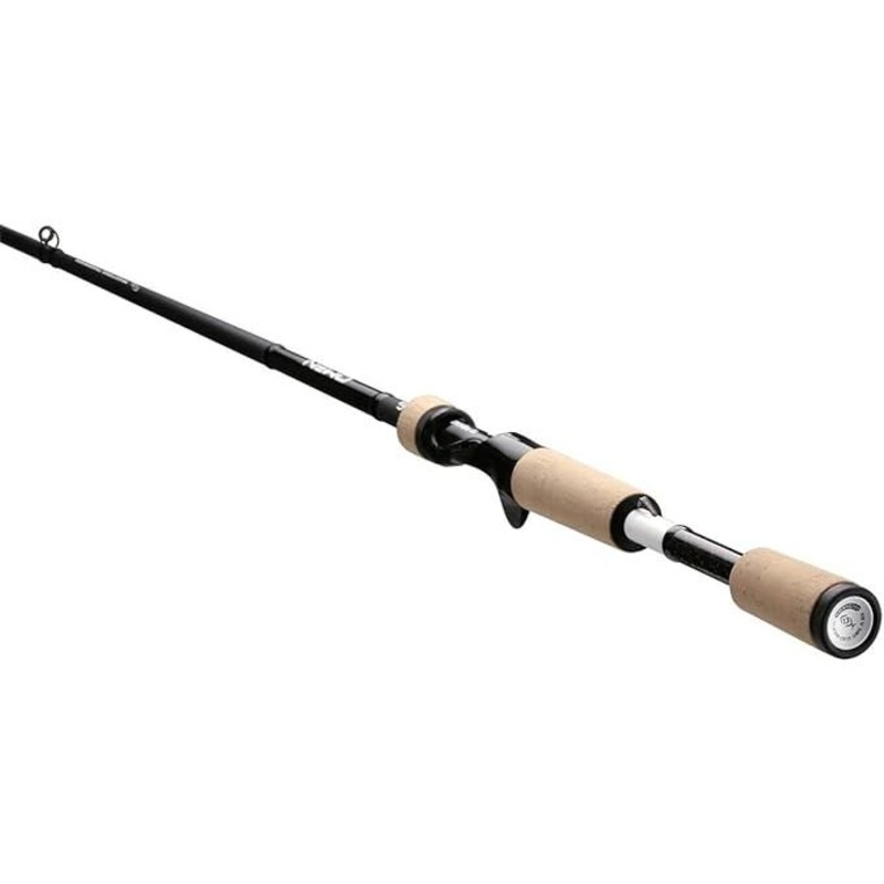 13 Fishing OB3C71M-2 Omen Black Casting Rod 7'1" Fast Medium 2 Pc.