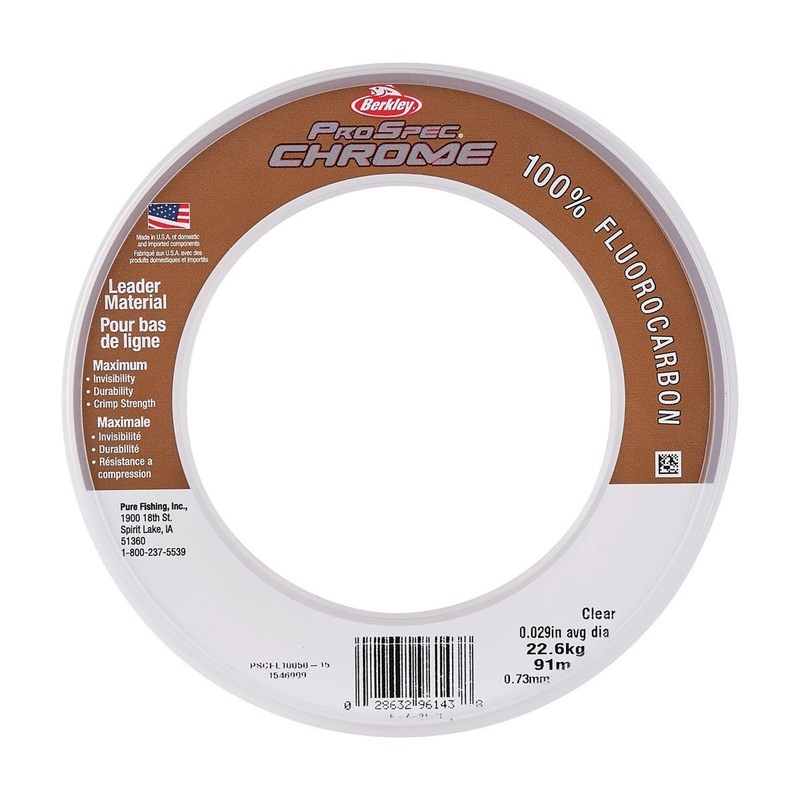 Berkley ProSpec Chrome 100% Fluoro Leader Clear