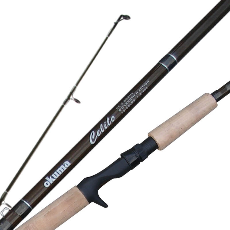 Okuma CE-C-862MHa Celilo Casting Rod 8'6" 2 Pc Fast Med Hvy