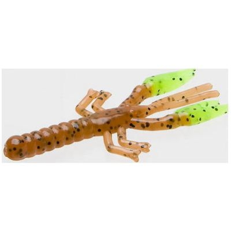 Zoom Lil Critter Craw 3" Pumpkin Chartreuse 12 Pack