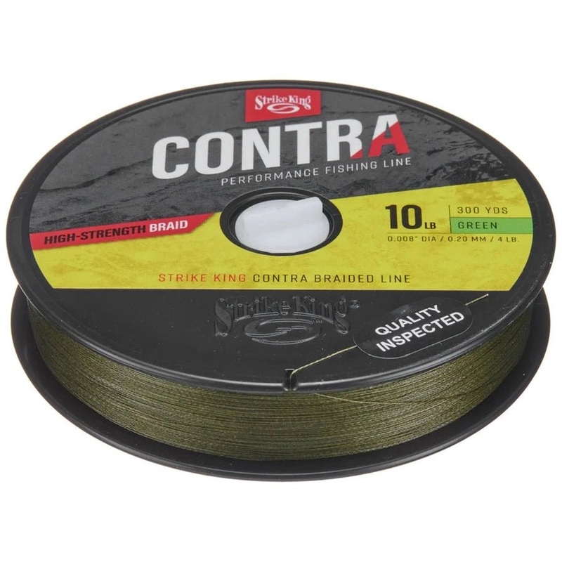 Strike King Contra Braid 15Lb 150 Yds Green