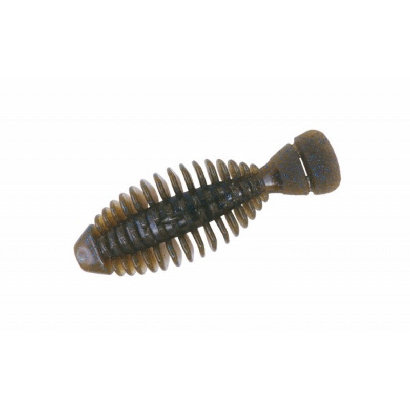 Bottoms Up Worm Gimme 3.5 inch Dark Cinnamon Blue & Pepper