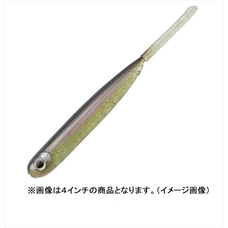 TIEMCO PDL Super Shad Shape 3 inch ECO #01 Crystal Smelt