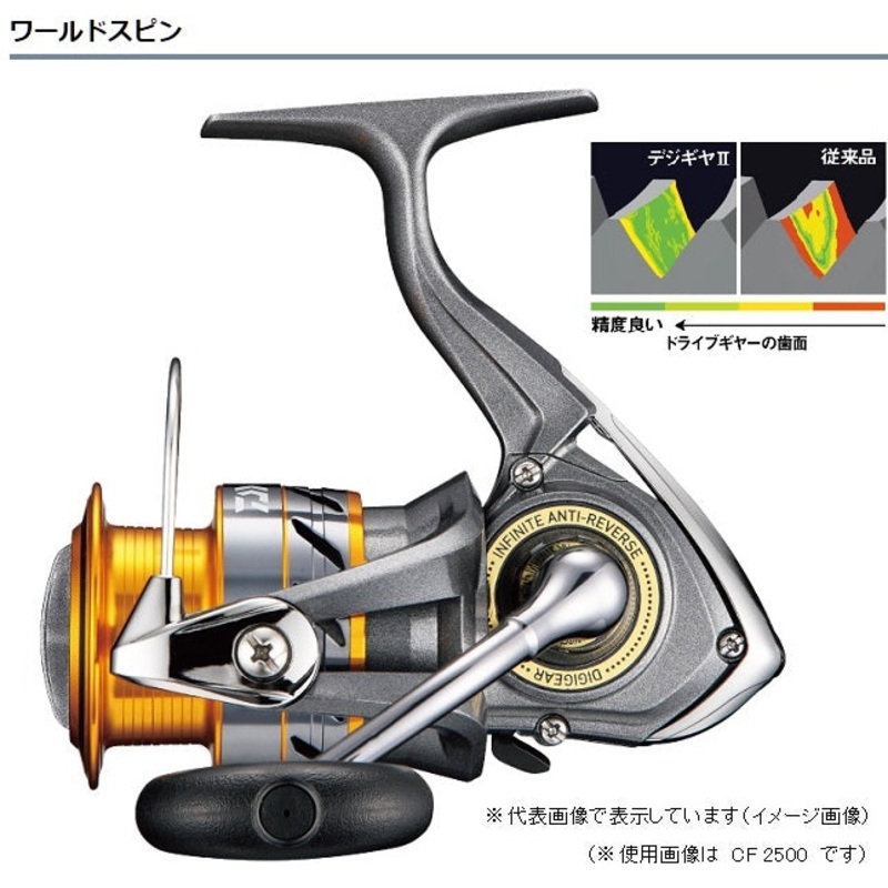 DAIWA Reel 17 World Spin CF 2000 Spinning Reel