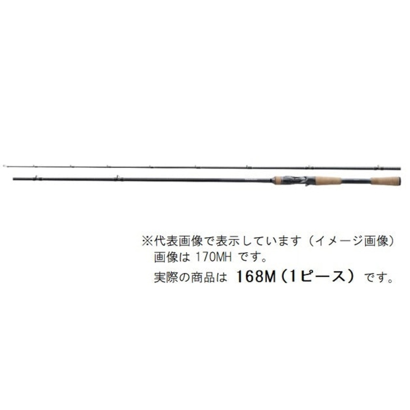 SHIMANO Bass Rod 22 Bantam 168M (Bait 1 Piece) [Large Item]