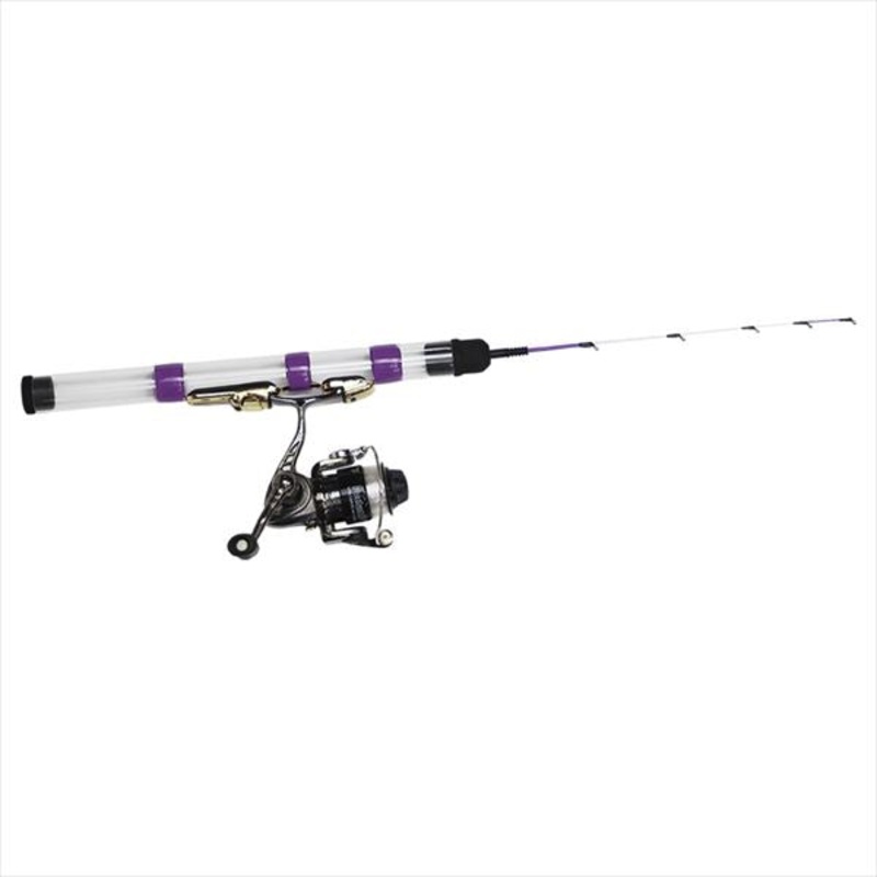 PROX Wakasagi Set Clear Lock ST Set (Spinning) SS + Reel Grape