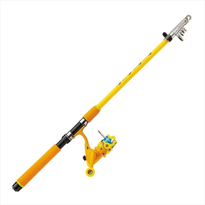 Valley Hill Casting Fishing Set Pokemon Kids Rod S/V Swing 180 Yellow